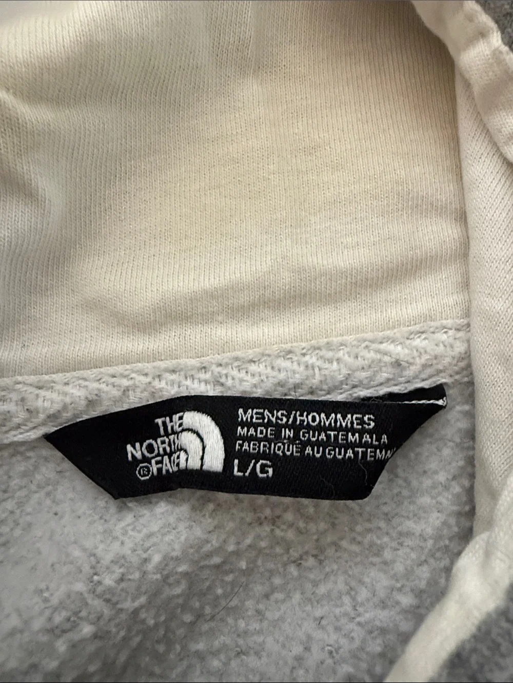 North Face Men’s Gray Hoodie